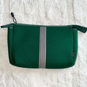 Green Neoprene large Pouch